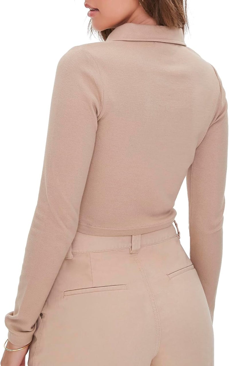 FOREVER 21 Girls Embroidered 90s Kid Polo Shirt - Image 3